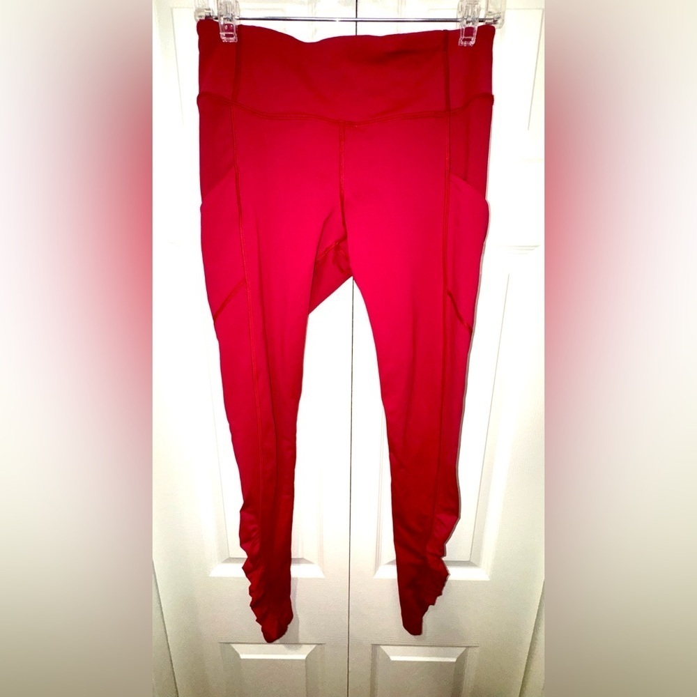 Lululemon Run Gather & Crow Ruched Ankle Leggings – Size 8